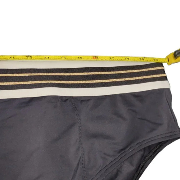 Addition  Elle Gold/Black Bikini Bottoms - Picture 5 of 7